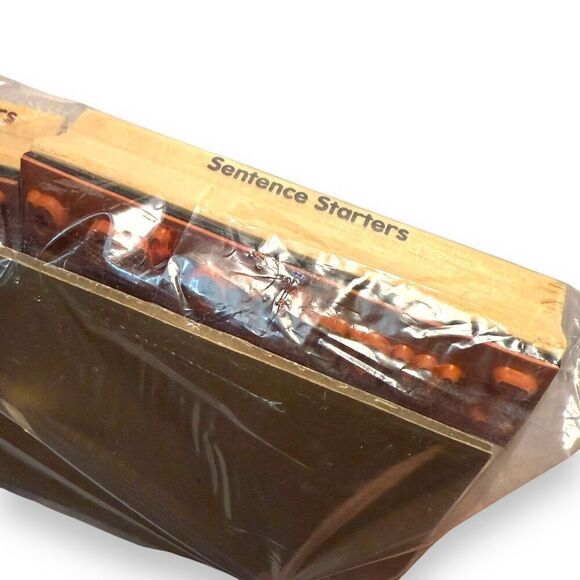 VTG Lakeshore 6 Rubber Stamps Teacher Tool Early Childhood Sentence Starters NOS - Picture 4 of 7